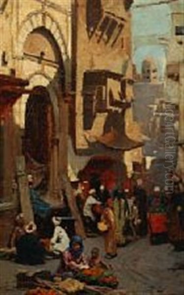 Street Scene From Cairo - view 1
