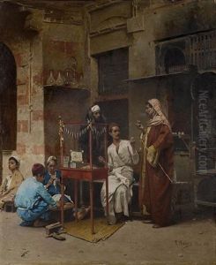 The Tobacco Seller, Cairo by Raphael von Ambros