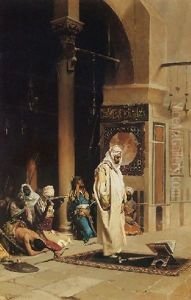 Blessing The Arms by Raphael von Ambros