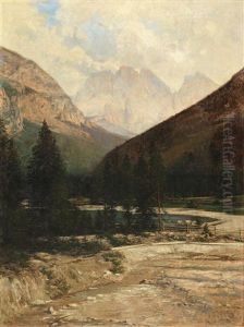 Snow Melting In The Mountains