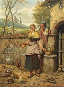 Spanish Farmer Surprising His Sweetheart
