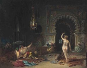 In The Harem by Francisco-Javier Amerigo y Aparici