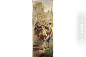Majos Bailando by Francisco-Javier Amerigo y Aparici