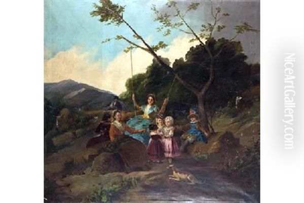 El Columpio (after Goya) - view 1