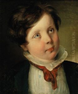 Portrait Of A Child by Friedrich von Amerling