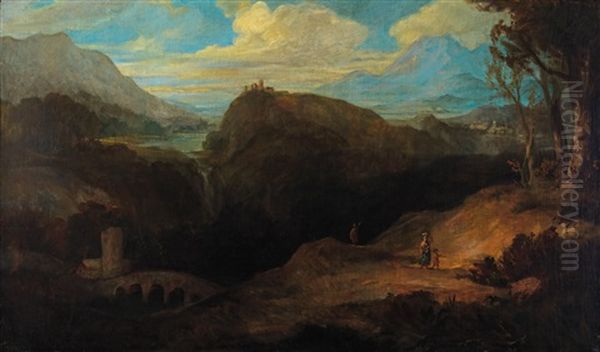 Idealised Mountain Landscape - view 1