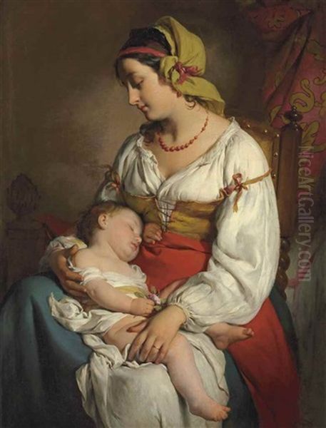 Italienische Mutter Mit Kind - view 1