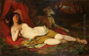 Ruhende Diana by Friedrich von Amerling