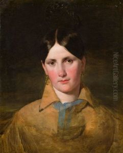 Portrat Der Antonie Von Kaltenthaler, Amerlings Erster Frau by Friedrich von Amerling