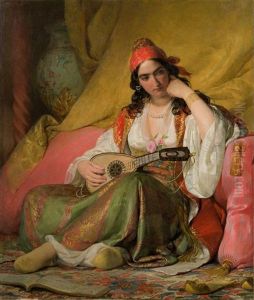 Regine In Griechischem Kostum by Friedrich von Amerling