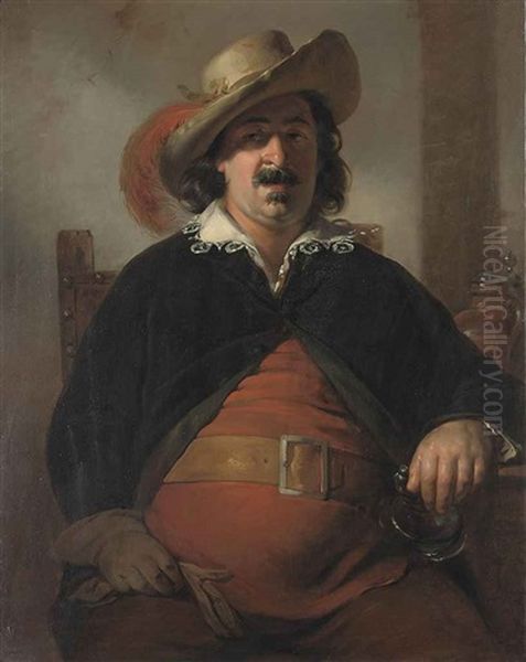The Painter Ignaz Raffalt As Falstaff - view 1