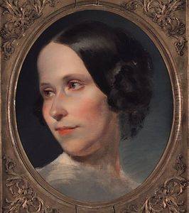 Portrait Einer Jungen Frau, Den Kopf Leicht Nach Rechts Gedreht by Friedrich von Amerling