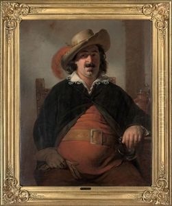 The Painter Ignaz Raffalt As Falstaff