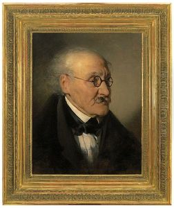 Portrait Des Ignaz Franz Castelli by Friedrich von Amerling