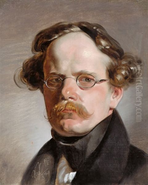 Portrait Des Kupferstechers Franz Xaver Stober - view 1