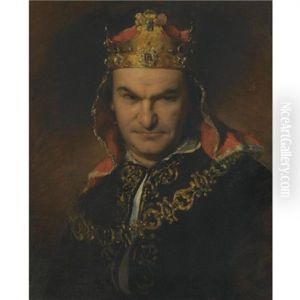 Bildnis Des Schauspielers Bogumil Dawison Als Richard Iii (portrait Of The Actor Bogumil Dawison As Richard Iii)