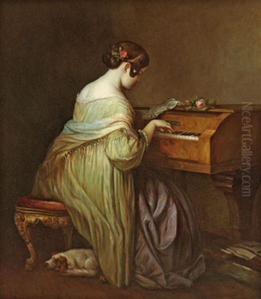 Junge Dame Am Klavier - view 1