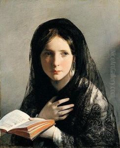 In Traumen Versunken (a Pensive Moment) by Friedrich von Amerling