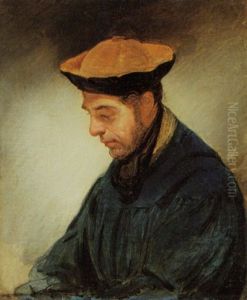 Ritratto Di Francesco Hayez by Friedrich von Amerling