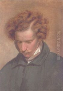 Portrat Des Dusseldorfer Malers Eduard Julius Friedrich Bendemann by Friedrich von Amerling