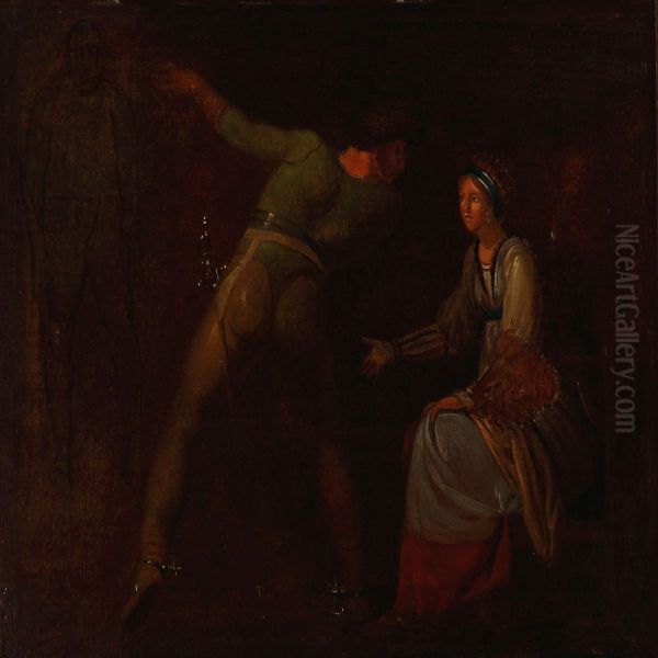 Hamlet Shows His Mother His Father's Ghost - view 1