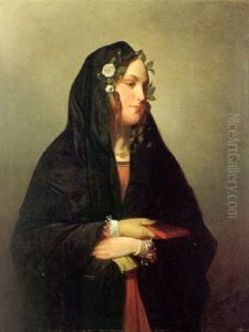 Junges Madchen Mit Gebetbuch