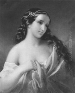 Brustbild Einer Jungen Dame by Friedrich von Amerling
