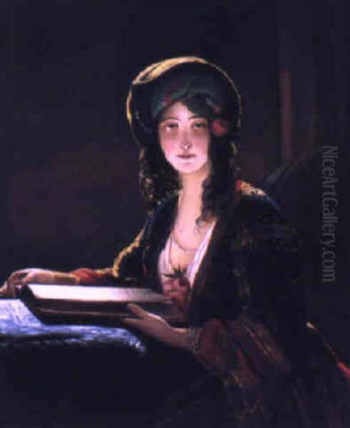 A Lady With Book - view 1