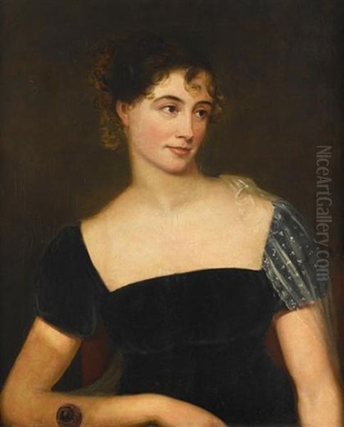 Portrait Of A Lady Believed To Be Betsy Milford Sutliff - view 1