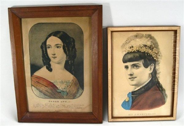 Portrait Of Samuel Stevenson Fowler (+ Portrait Of Julia Frances Gregory Fowler; Pair) - view 1