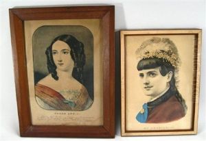 Portrait Of Samuel Stevenson Fowler (+ Portrait Of Julia Frances Gregory Fowler; Pair) by Ezra Ames