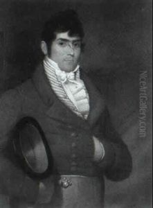 Portrait Of A Young Gentleman by Ezra Ames
