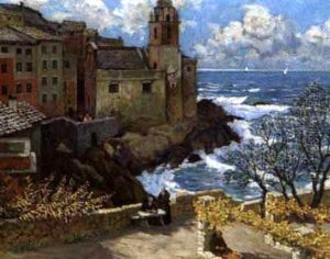 Tellaro An Der Riviera Levante Bei Spezzia
