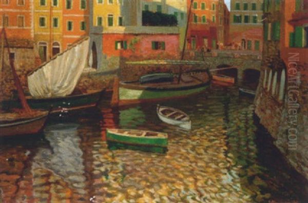 Kleiner Hafen Von Camogli, Riviera, Levante - view 1