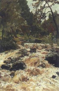 Der Wildbach by Eduard Ameseder