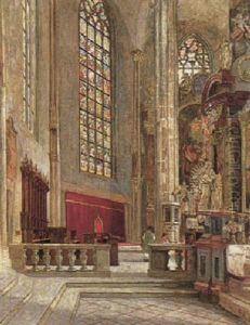 Pfarrkirche In Modling by Eduard Ameseder
