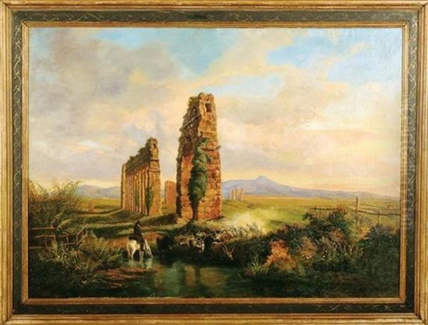 Ruins Within Italian Landscape - view 1