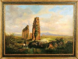 Ruins Within Italian Landscape