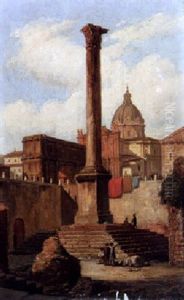 View Of Rome by Domenico Amici