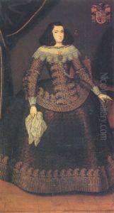 Portrait Of Dona Antonia De Eguilaz Del Barco by Juan Amigo