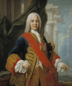 Retrato Del Marques De La Ensenada by Jacopo Amigoni