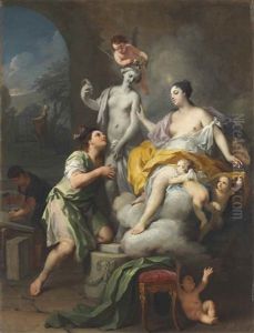 Pygmalion And Galatea by Jacopo Amigoni