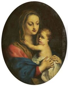 Vierge A L'enfant by Jacopo Amigoni