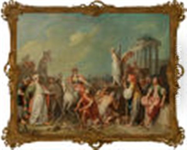 Clorinda Rescuing Olindo And Sophronia - view 1