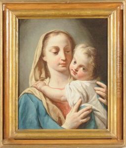 Madonna Con Bambino by Jacopo Amigoni