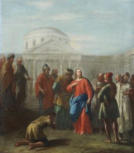 Christ Healing The Sick by Jacopo Amigoni