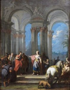 La Rencontre D'antoine Et Cleopatre