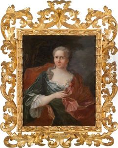 Bildnis Einer Adeligen Dame (ritratto Di Nobildonna) by Jacopo Amigoni