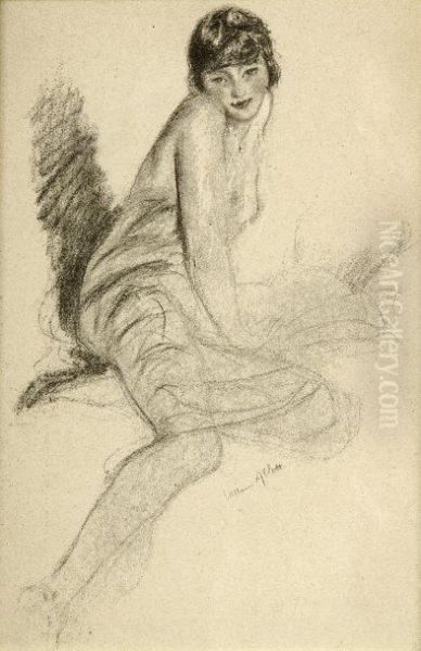 Femme Nue Drapee - view 1