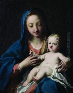 Madonna Con Bambino by Jacopo Amigoni